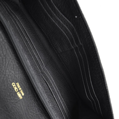 Jimmy Choo Leather Reese Clutch Black 5 of 6