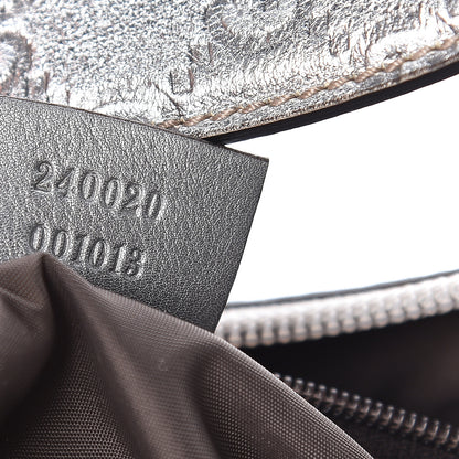 Gucci Metallic Guccissima Small Hobo Silver 7 of 10