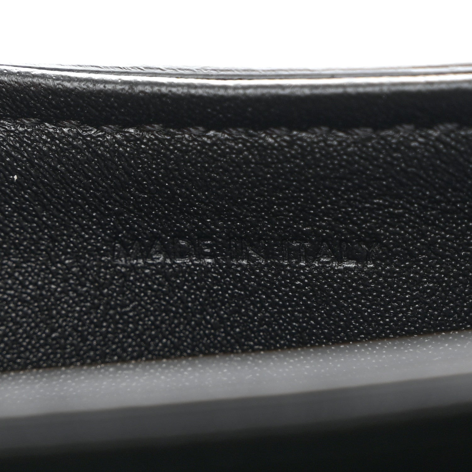 Celine Shiny Calfskin Besace Clea Chain Triomphe Black 8 of 11