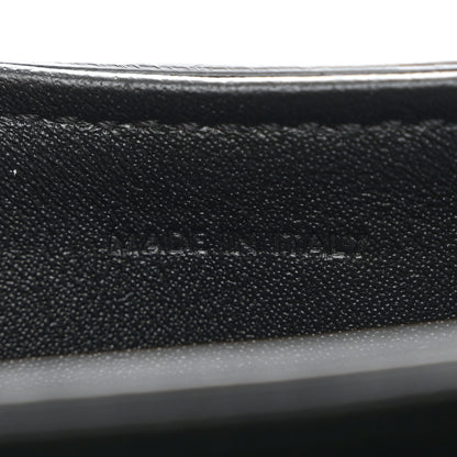 Celine Shiny Calfskin Besace Clea Chain Triomphe Black 8 of 11