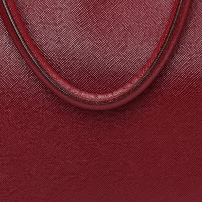 Prada Saffiano Lux Large Tote Cherry 21 of 24