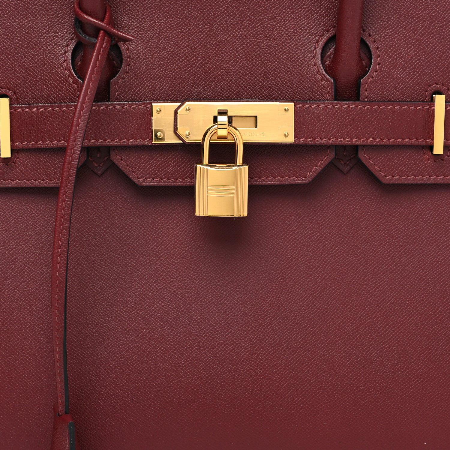 Hermes Madame Calfskin Birkin Sellier 30 Rouge H 8 of 12