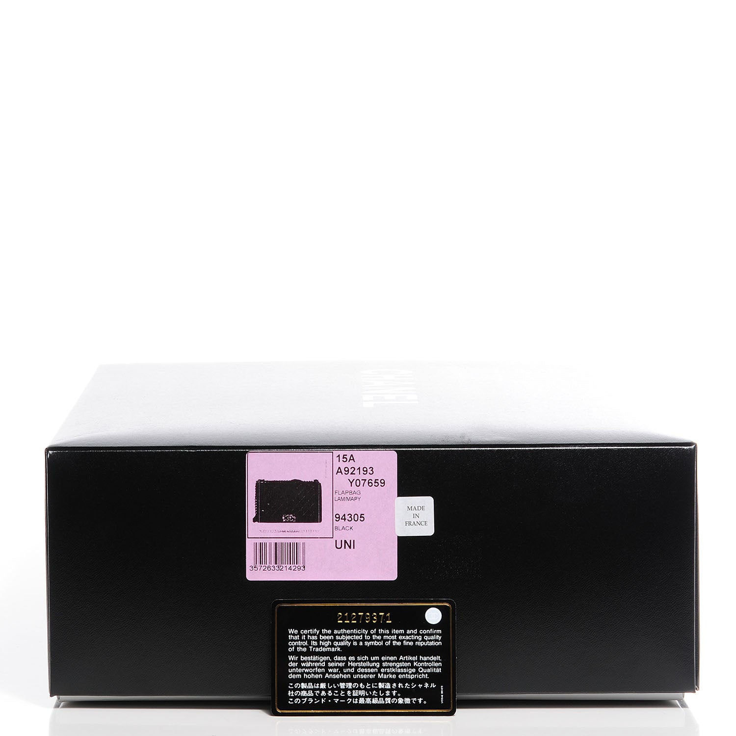 Chanel Lambskin Quilted New Medium Boy Flap Black 9 of 9