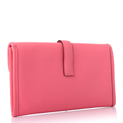 Hermes Swift Jige Duo Clutch Rose Azalee 2 of 4