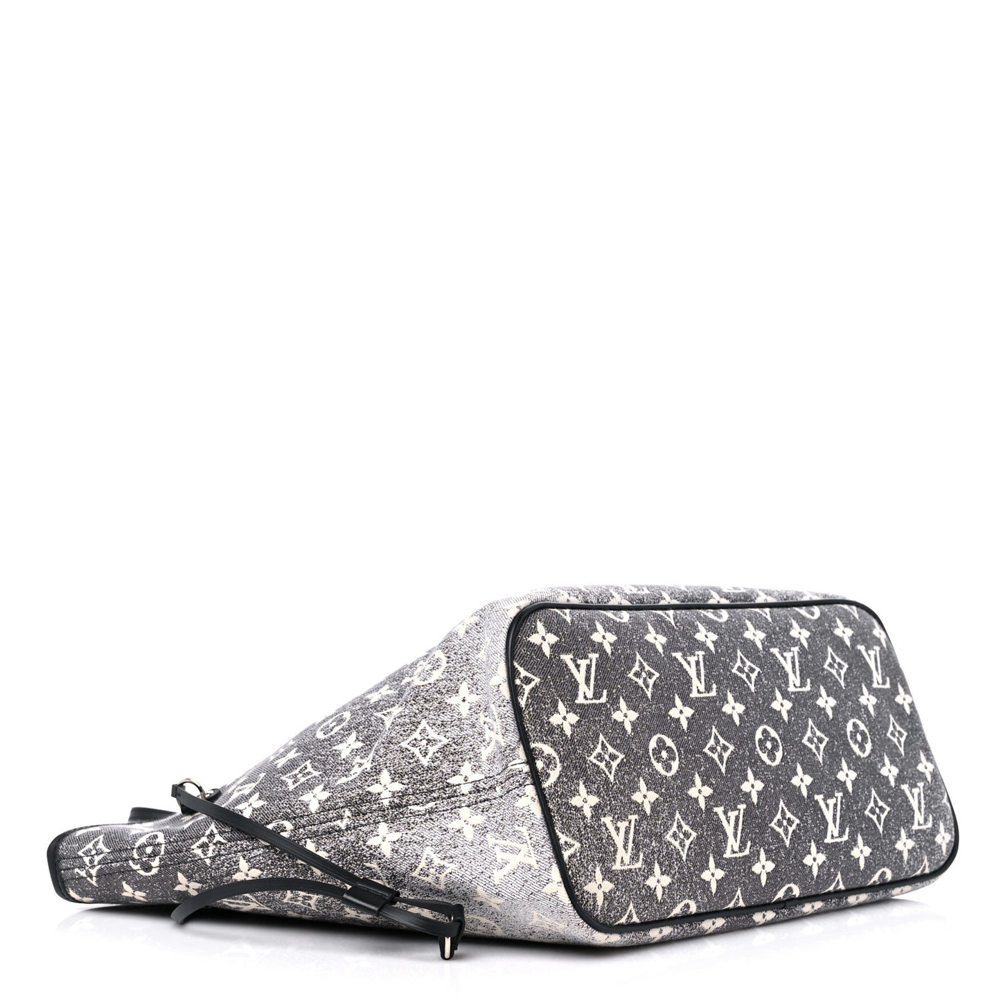 Denim Monogram Jacquard Neverfull MM Grey