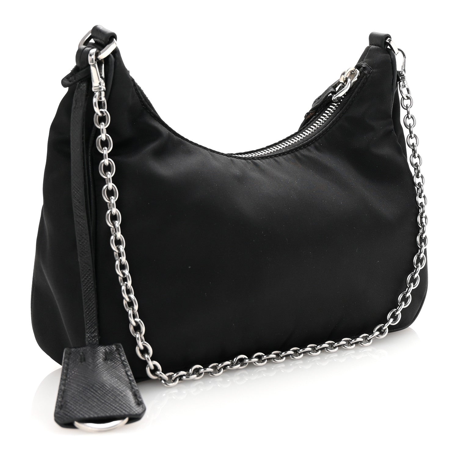 Prada Nylon Re-Edition 2005 Shoulder Bag Black 4 of 10