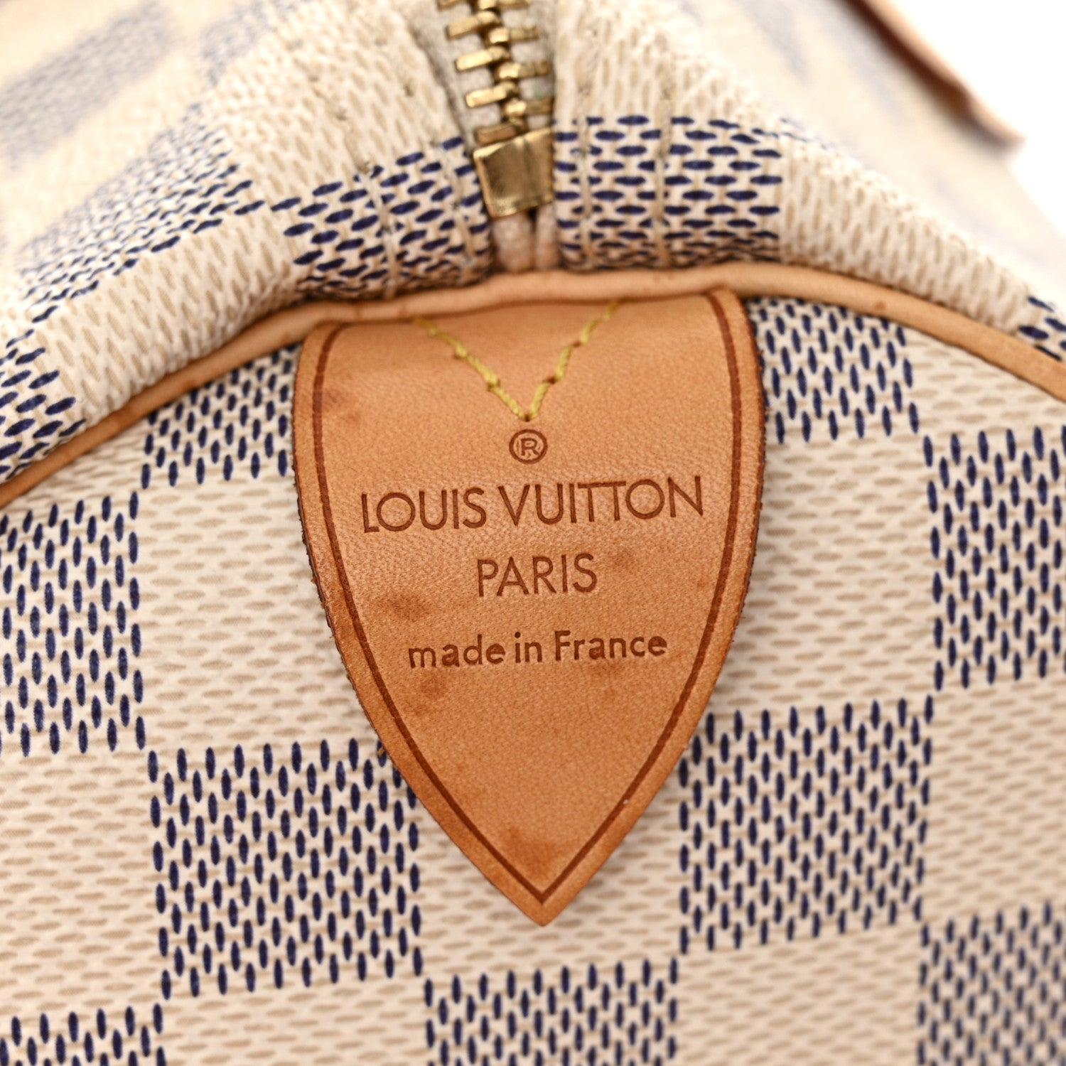 Louis Vuitton Damier Azur Speedy 30 7 of 17