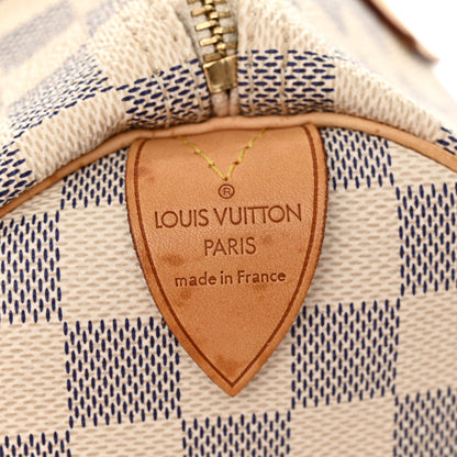 Louis Vuitton Damier Azur Speedy 30 7 of 17