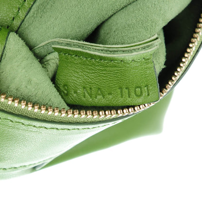Celine Lambskin Vertical Bi-Cabas Green 8 of 8