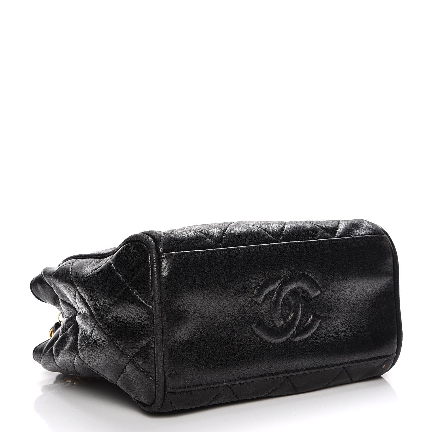 Chanel Lambskin Quilted Small Shoulder Bag Black 4 of 11