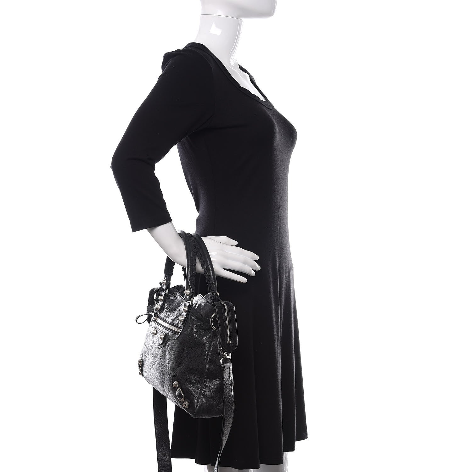Balenciaga Agneau Giant 12 Silver Hardware Town Black 2 of 11