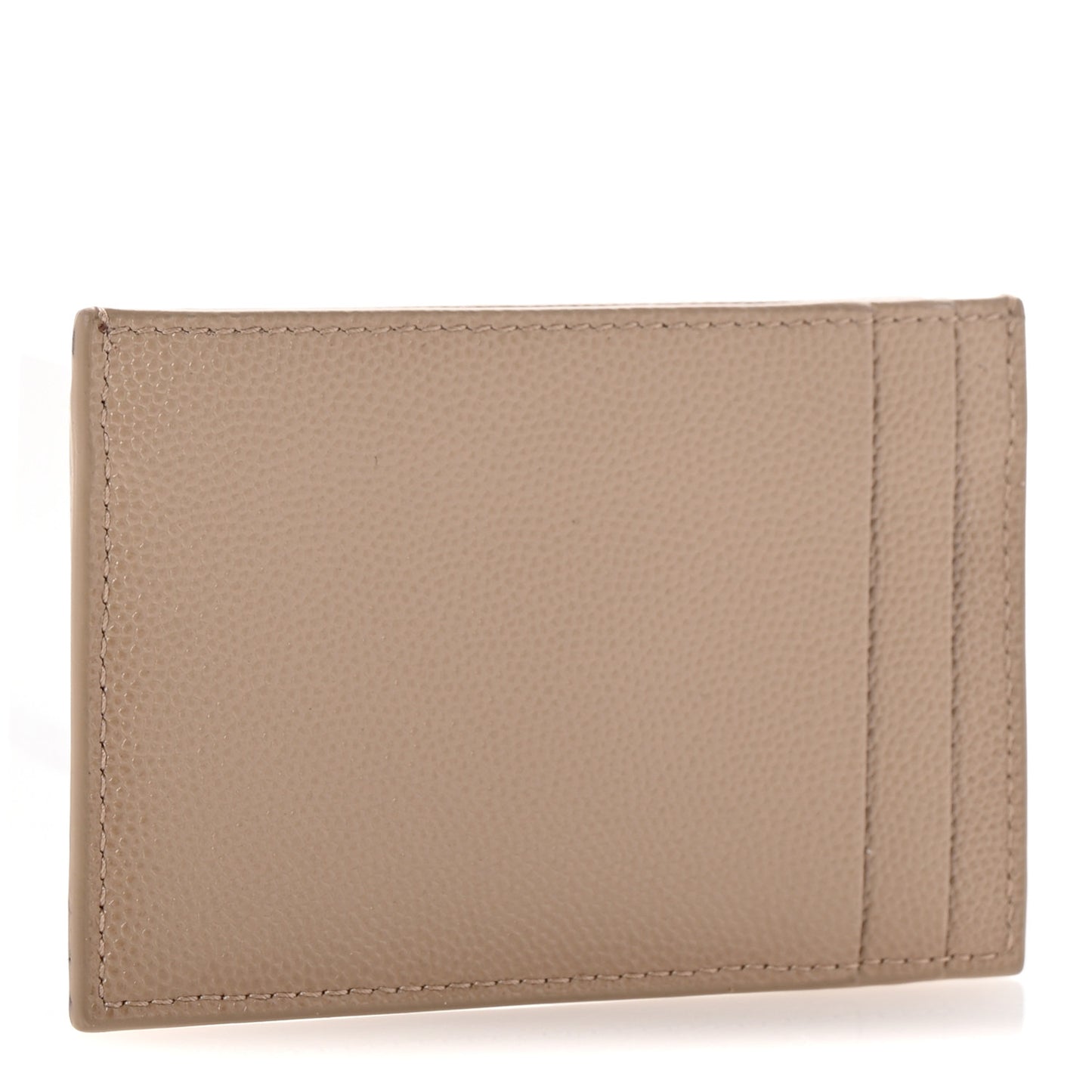 Grain De Poudre Uptown Monogram Card Case Dark Beige