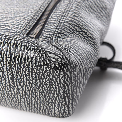 3.1 Phillip Lim 3.1 Textured Calfskin Pashli Backpack Black Cream 10 of 13