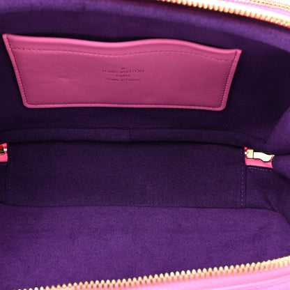 Louis Vuitton LOUIS VUITTON Calfskin Embossed Monogram Vuittamins Utility Crossbody Rose Violet 5 of 10