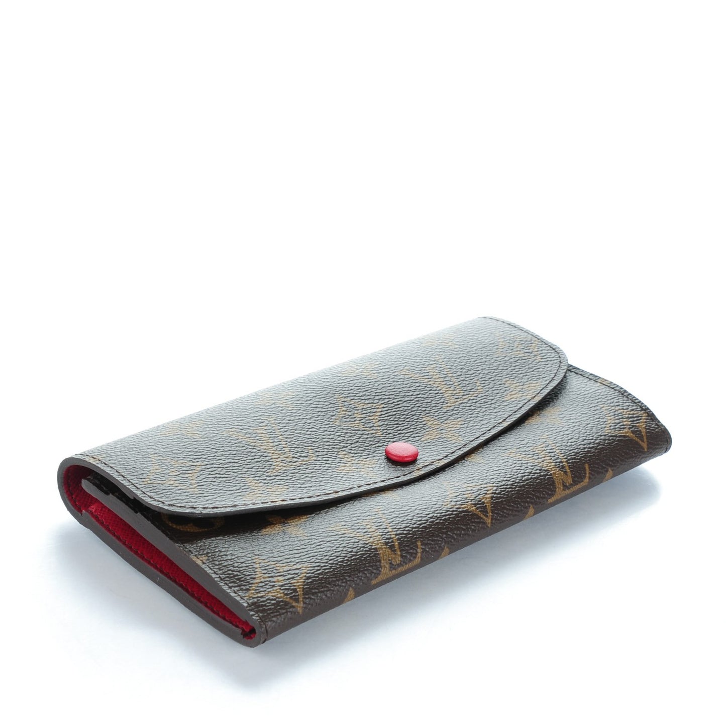Monogram Emilie Wallet Red
