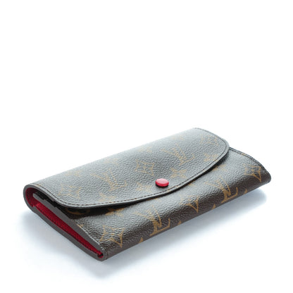 Louis Vuitton Monogram Emilie Wallet Red 4 of 8