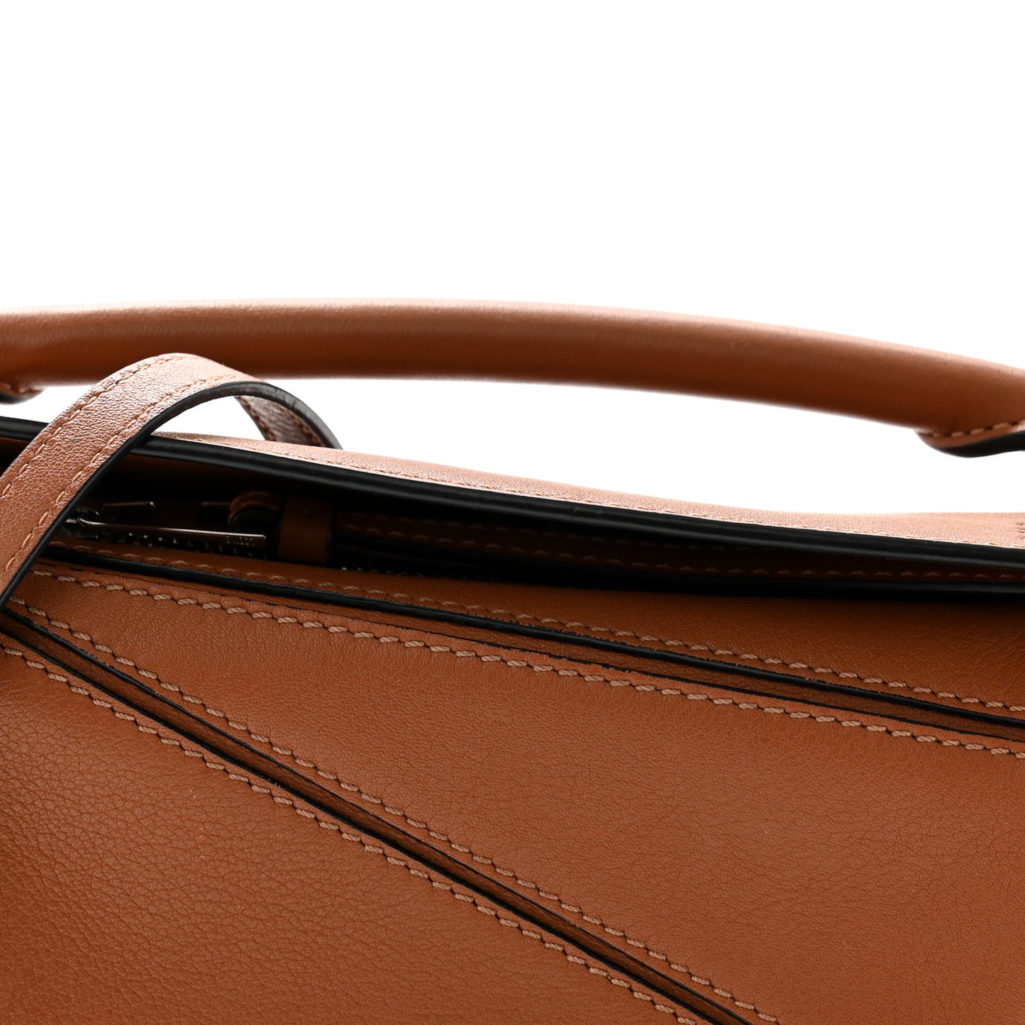 Calfskin Mini Puzzle Bag Tan