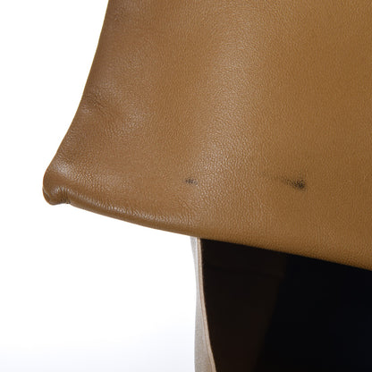 Celine Lambskin Horizontal Bicolor Cabas Camel Midnight 8 of 11