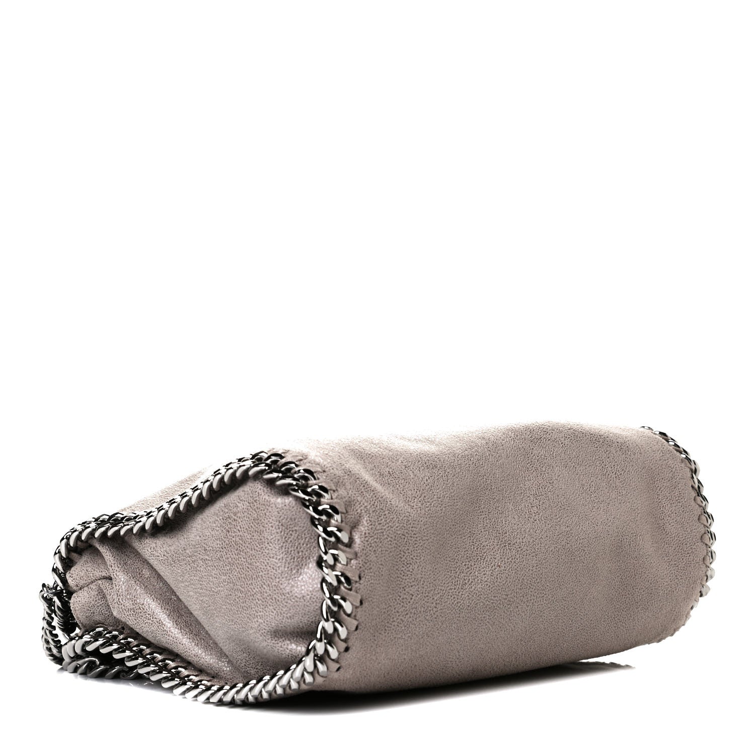 Stella McCartney Shaggy Deer Mini Falabella Fold Over Tote Taupe 4 of 6