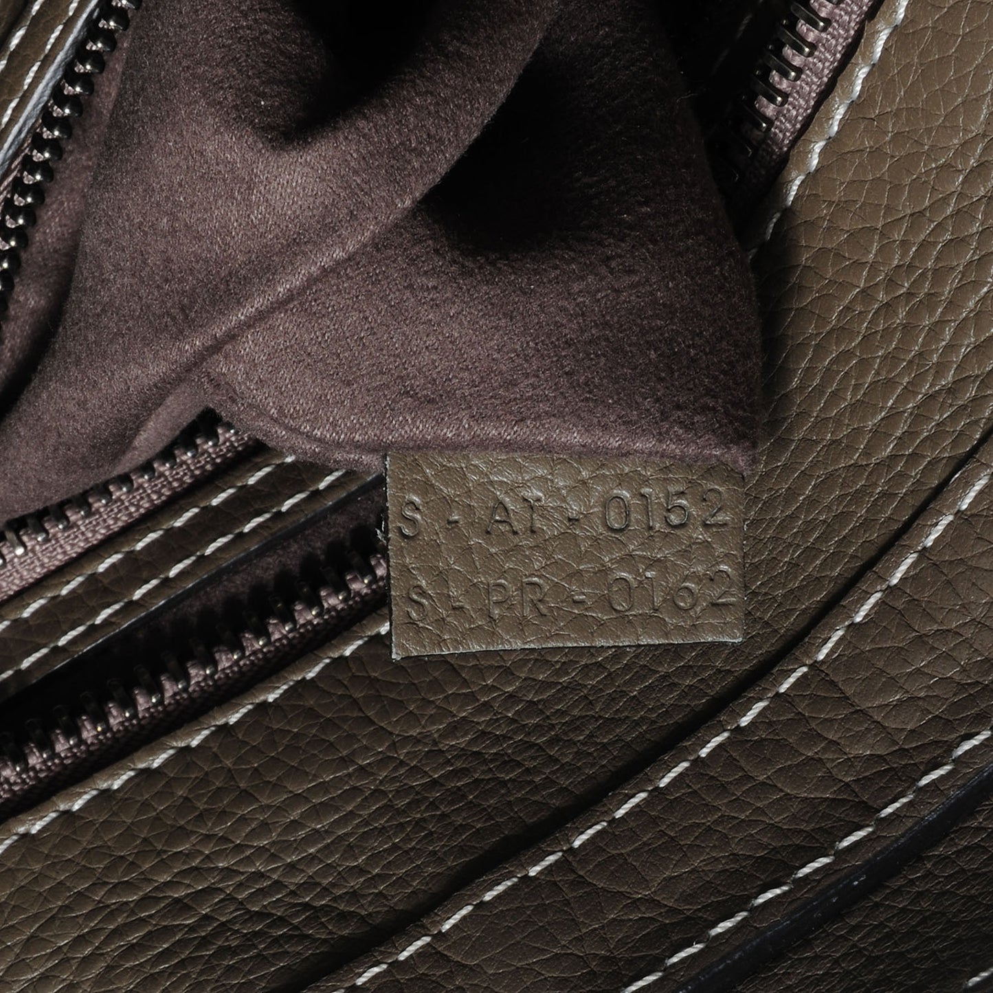 Drummed Calfskin Micro Luggage Souris