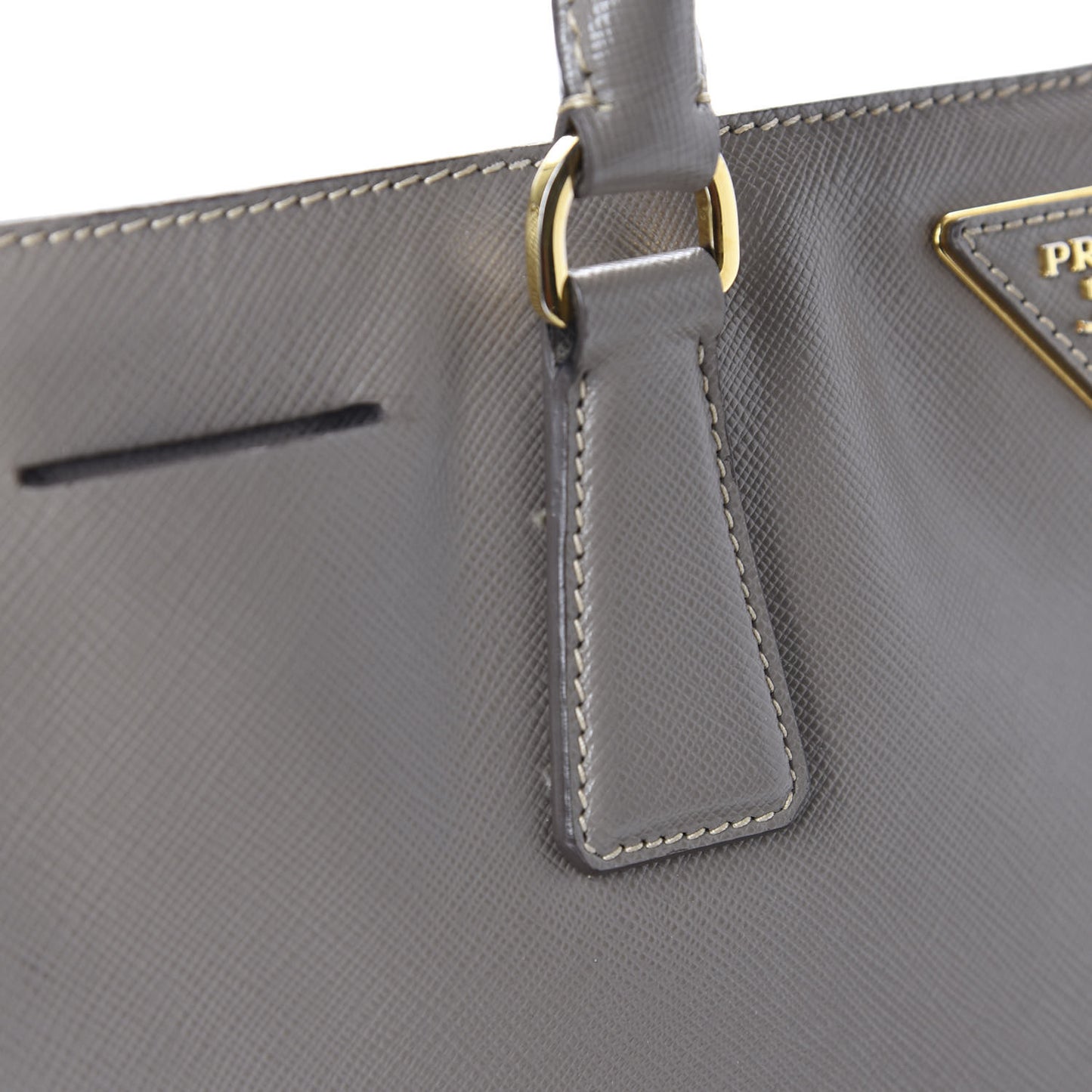 Saffiano Lux Small Tote Argilla