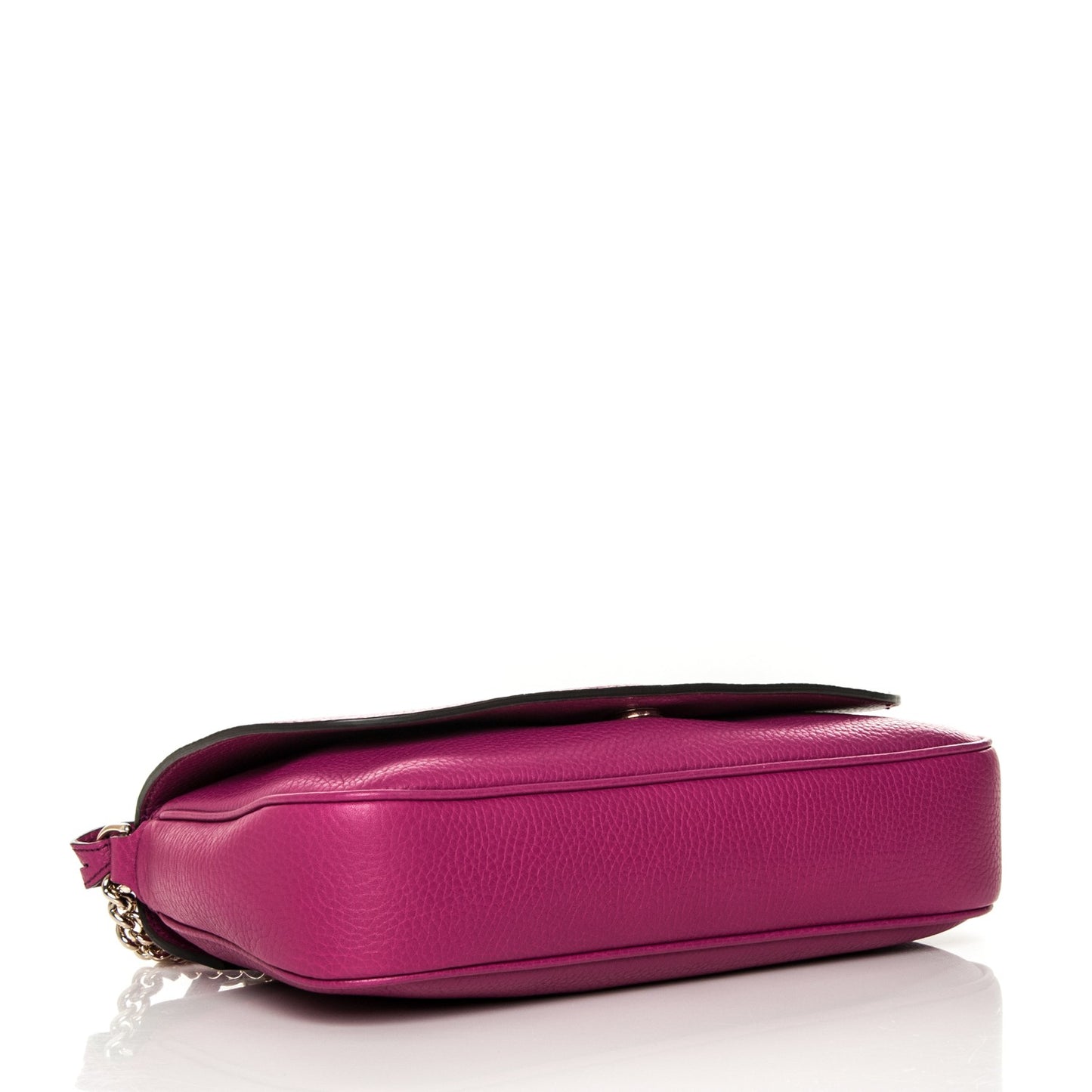 Cellarius Calfskin Medium Soho Flap Crossbody Bright Bouganville