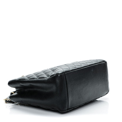 Chanel Caviar Quilted Grand Shopping Tote GST Black 4 of 11