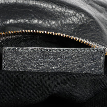 Balenciaga Agneau Classic Hardware Flat Crossbody Gris Tarmac 12 of 13