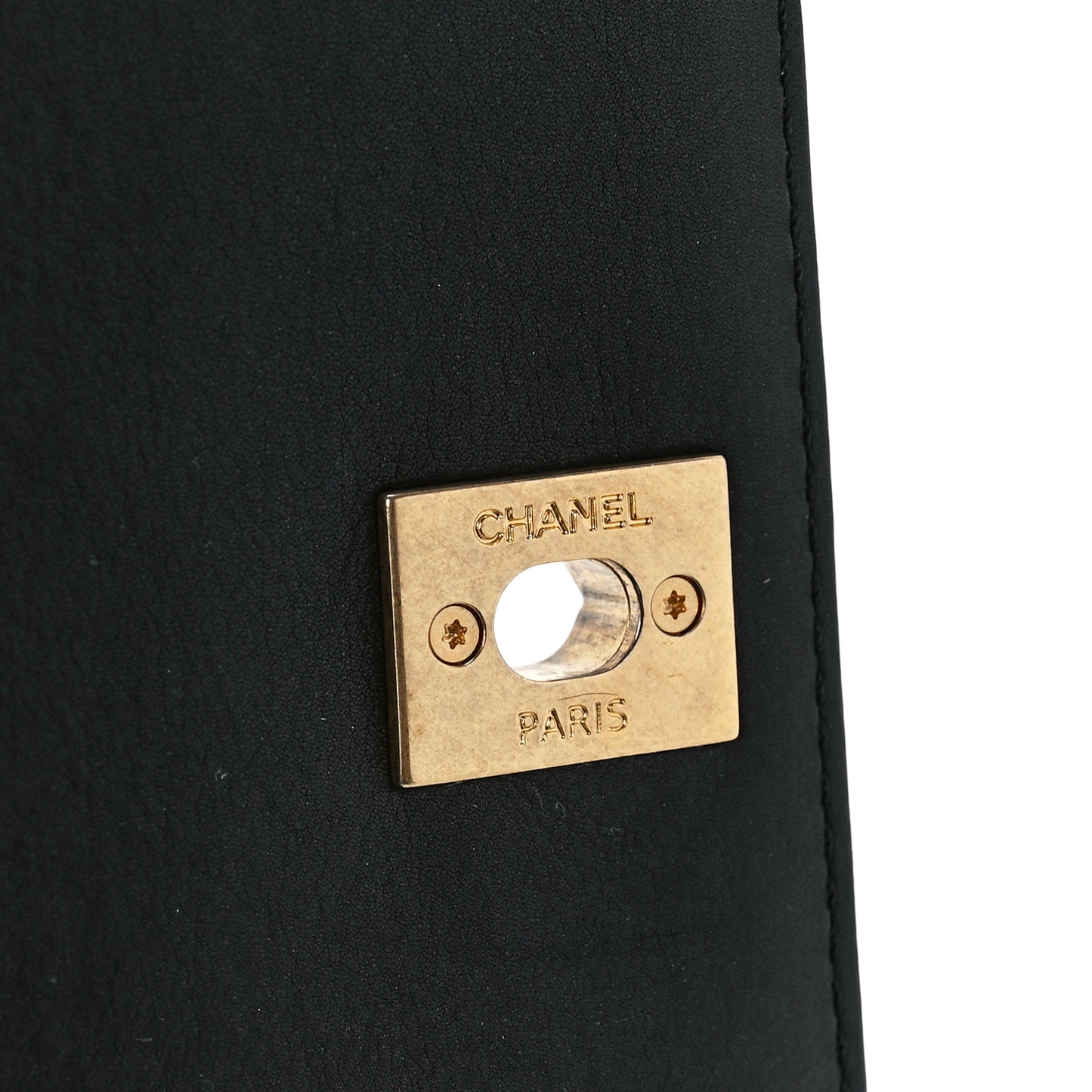 Calfskin Crystal Quilted Extra Mini Coco Handle Flap Black