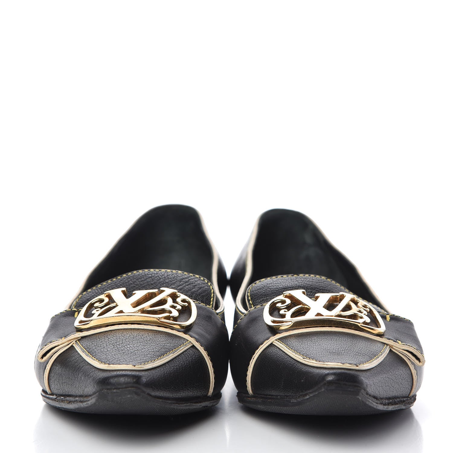 Louis Vuitton Suhali Flats 38 Black 2 of 9