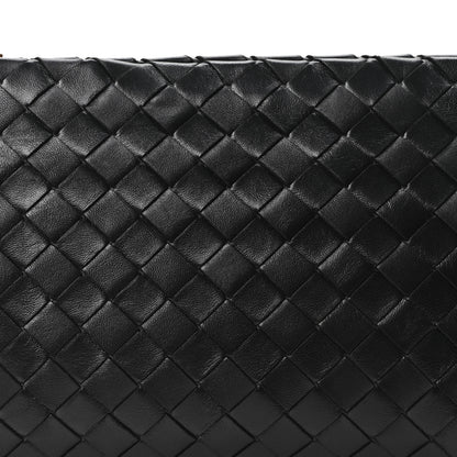 Bottega Veneta Nappa Intrecciato Medium Flat Zip Pouch Black 8 of 10
