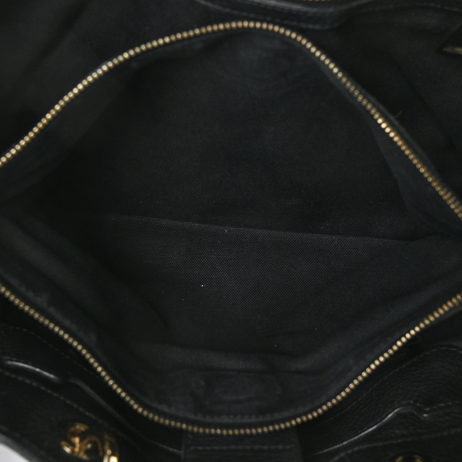 Gucci Pebbled Calfskin Medium Bamboo Shopper Tote Black 5 of 11