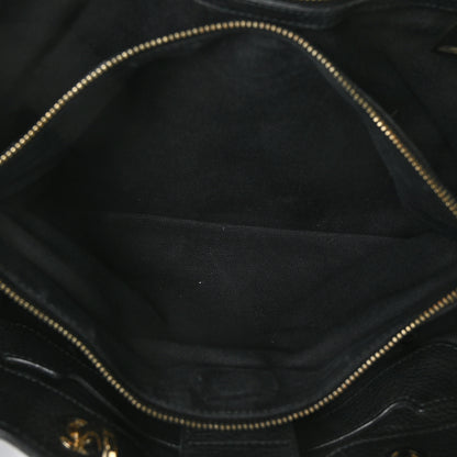 Gucci Pebbled Calfskin Medium Bamboo Shopper Tote Black 5 of 11