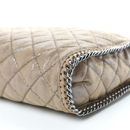 Stella McCartney Shaggy Deer Quilted Falabella Tote Taupe 6 of 10
