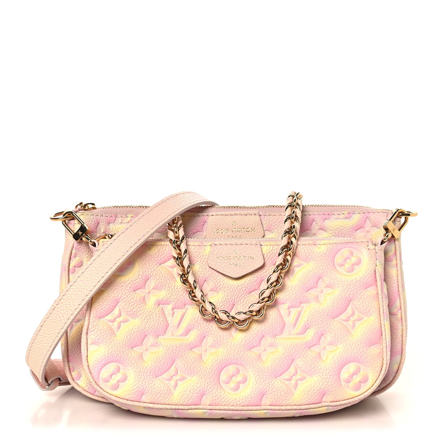 Louis Vuitton Empreinte Monogram Summer Stardust Multi Pochette Accessories Pink 1 of 11
