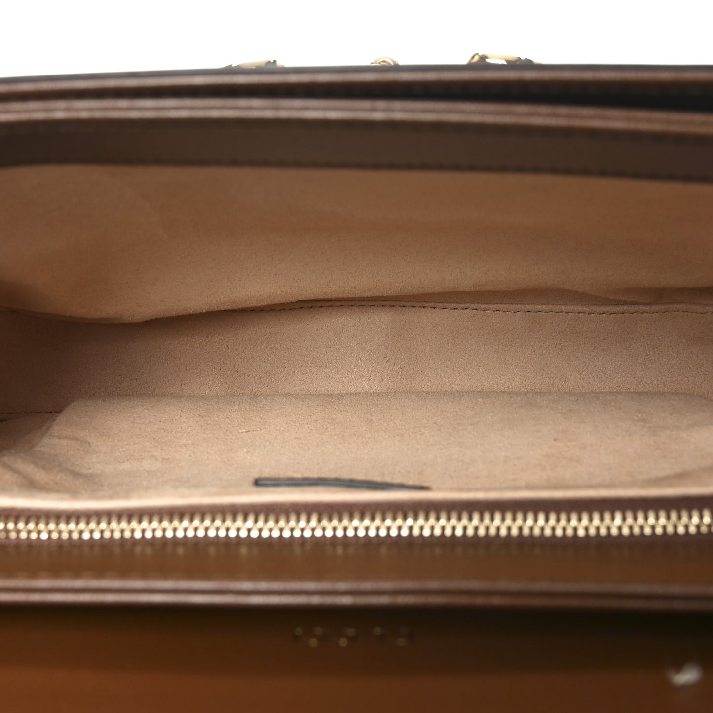 Azalea Calfskin Horsebit 1955 Shoulder Bag Brown Sugar