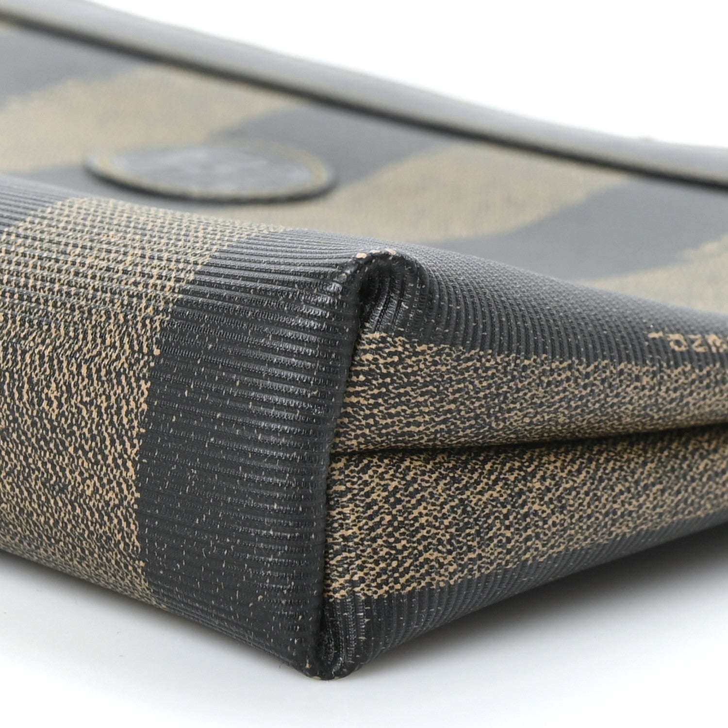Fendi Pequin Spalmati Cosmetic Bag Tobacco 8 of 9