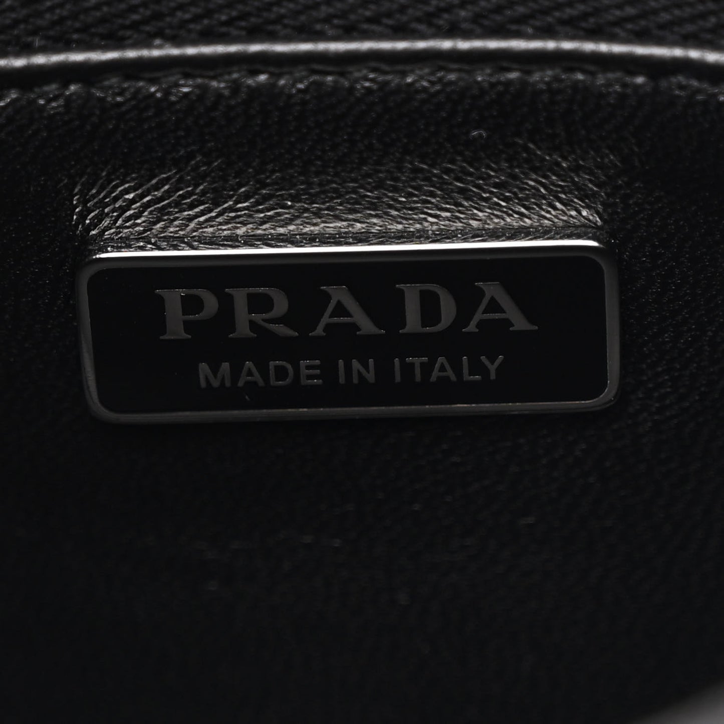Nappa Soft Padded Re-Edition 2002 Moon Bag Black