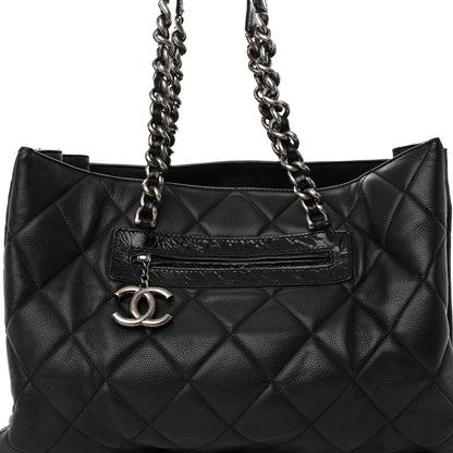 Chanel Caviar Quilted Coco Casual Tote Black 8 of 24