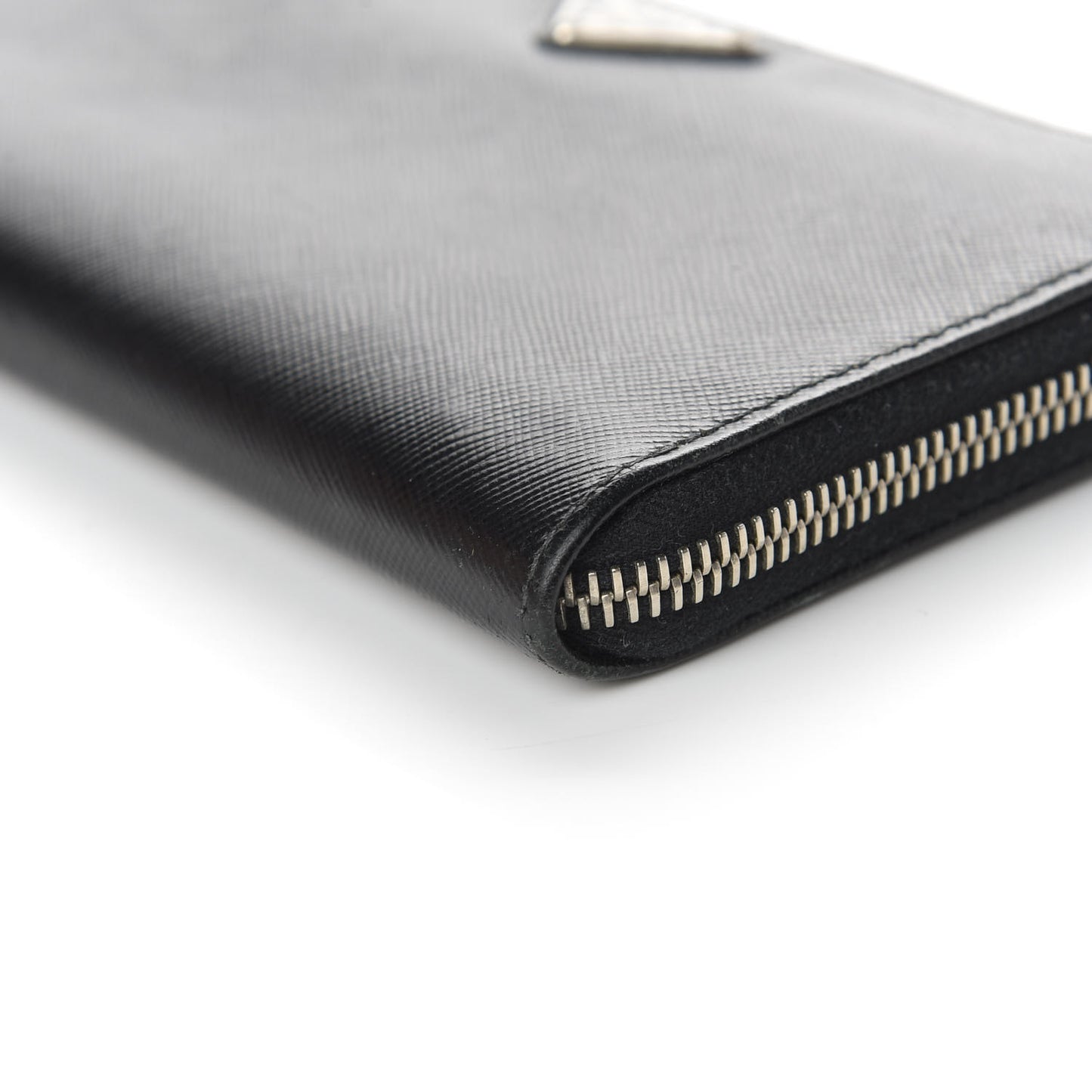 Saffiano Zip Around Wallet Black