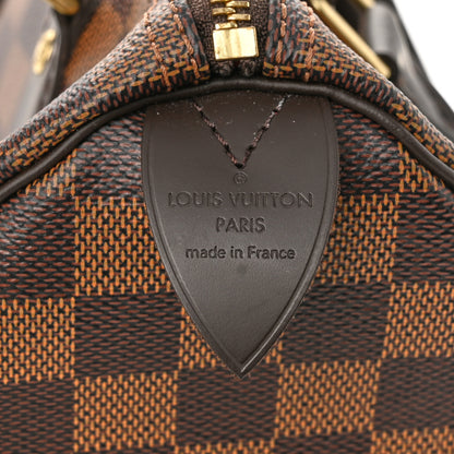 Louis Vuitton Damier Ebene Speedy 25 6 of 10