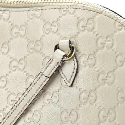 Gucci Guccissima Medium Bree Shoulder Bag Off White 14 of 15