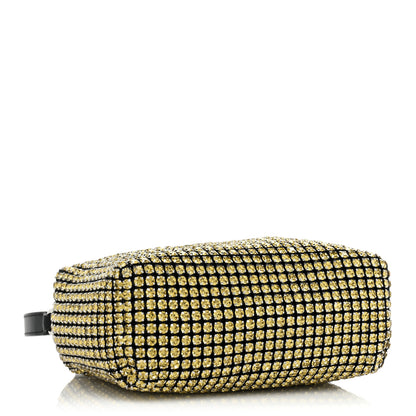 Alexander Wang Mesh Crystal Rhinestone Mini Heiress Pouch Porcelain 4 of 8