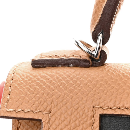 Hermes Epsom Swift Quelle Idole Picto Kelly Doll Handbag Biscuit Rose Texas Blue France 13 of 13