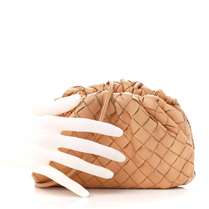 Bottega Veneta Nappa Intrecciato The Mini Pouch Almond 3 of 13
