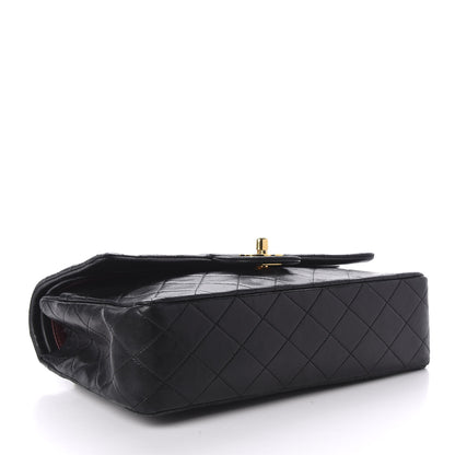 Chanel Lambskin Quilted Medium Double Flap Black 4 of 13