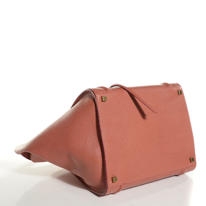 Celine Shiny Grained Calfskin Medium Phantom Luggage Terracotta 4 of 9