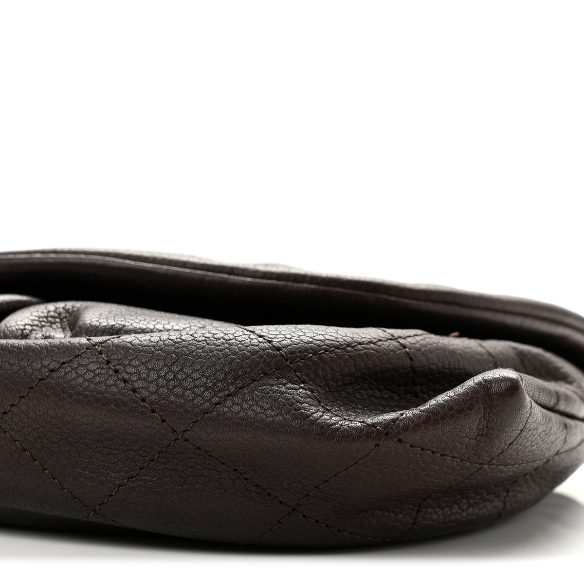 Caviar Half Moon Wallet On Chain WOC Brown