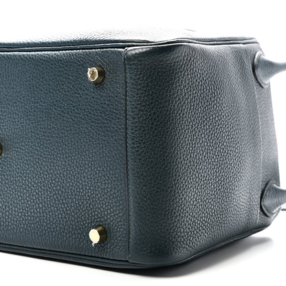 Hermes Taurillon Clemence Lindy 30 Vert Cypress 10 of 11