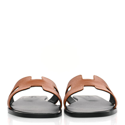 Hermes Epsom Oran Sandals 36.5 Naturel 2 of 9